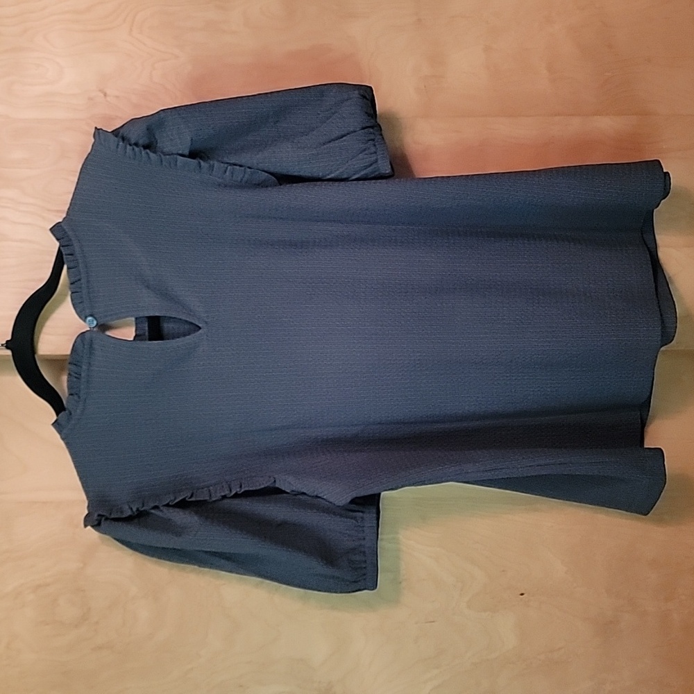 Loft Outlet Green Short Sleeve Shirt - Picture 8 of 9